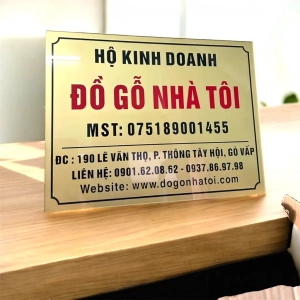 Bảng Công Ty Mica ,màu Sắc Và Kích Thước Đa Dạng, Phun UV Nội Dung Làm Theo Yêu Cầu. 1