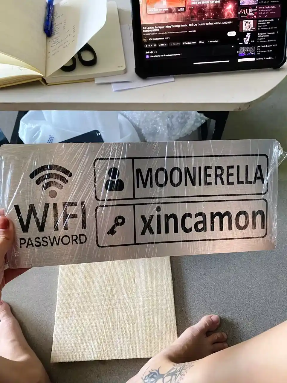 Bảng Decor Ghi Thông Tin Wifi Nhôm Alu In Uv Trang Trí Quán Có Sẵn Keo Dán Tường 12x24cm ,tặng Kèm Keo Dán 2 Mặt 6 Bảng Decor Ghi Thông Tin Wifi Nhôm Alu In Uv Trang Trí Quán Có Sẵn Keo Dán Tường 12x24cm ,tặng Kèm Keo Dán 2 Mặt 5