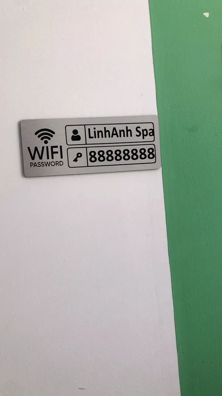 Bảng Decor Ghi Thông Tin Wifi Nhôm Alu In Uv Trang Trí Quán Có Sẵn Keo Dán Tường 12x24cm ,tặng Kèm Keo Dán 2 Mặt 9 Bảng Decor Ghi Thông Tin Wifi Nhôm Alu In Uv Trang Trí Quán Có Sẵn Keo Dán Tường 12x24cm ,tặng Kèm Keo Dán 2 Mặt 8