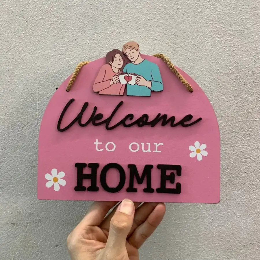 Bảng Gỗ 28x20cm Quy Tắc Hạnh Phúc - Trang Trí Gia Đình, Treo Phòng Khách, Phòng Ngủ 6 Bảng Gỗ 28x20cm Quy Tắc Hạnh Phúc - Trang Trí Gia Đình, Treo Phòng Khách, Phòng Ngủ 5
