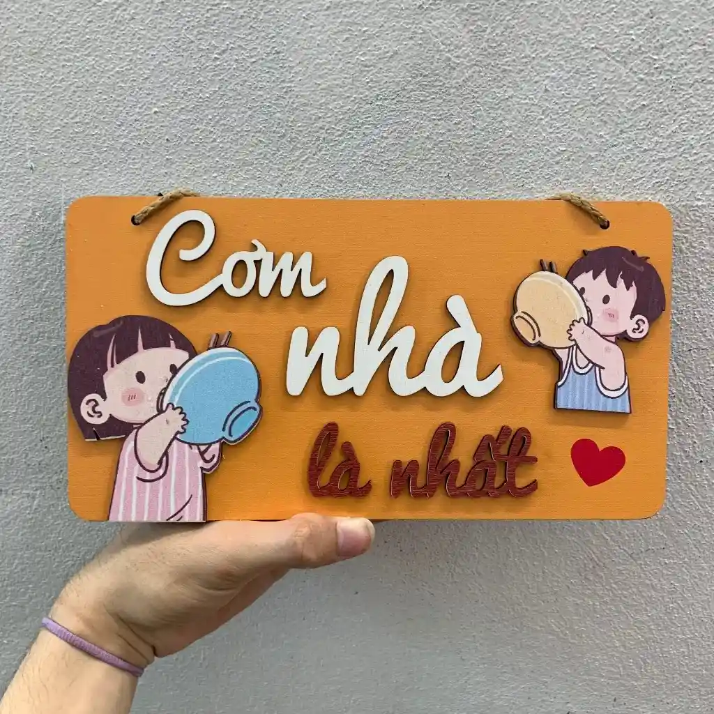 Bảng Gỗ 28x20cm Quy Tắc Hạnh Phúc - Trang Trí Gia Đình, Treo Phòng Khách, Phòng Ngủ 1 Bảng Gỗ 28x20cm Quy Tắc Hạnh Phúc - Trang Trí Gia Đình, Treo Phòng Khách, Phòng Ngủ