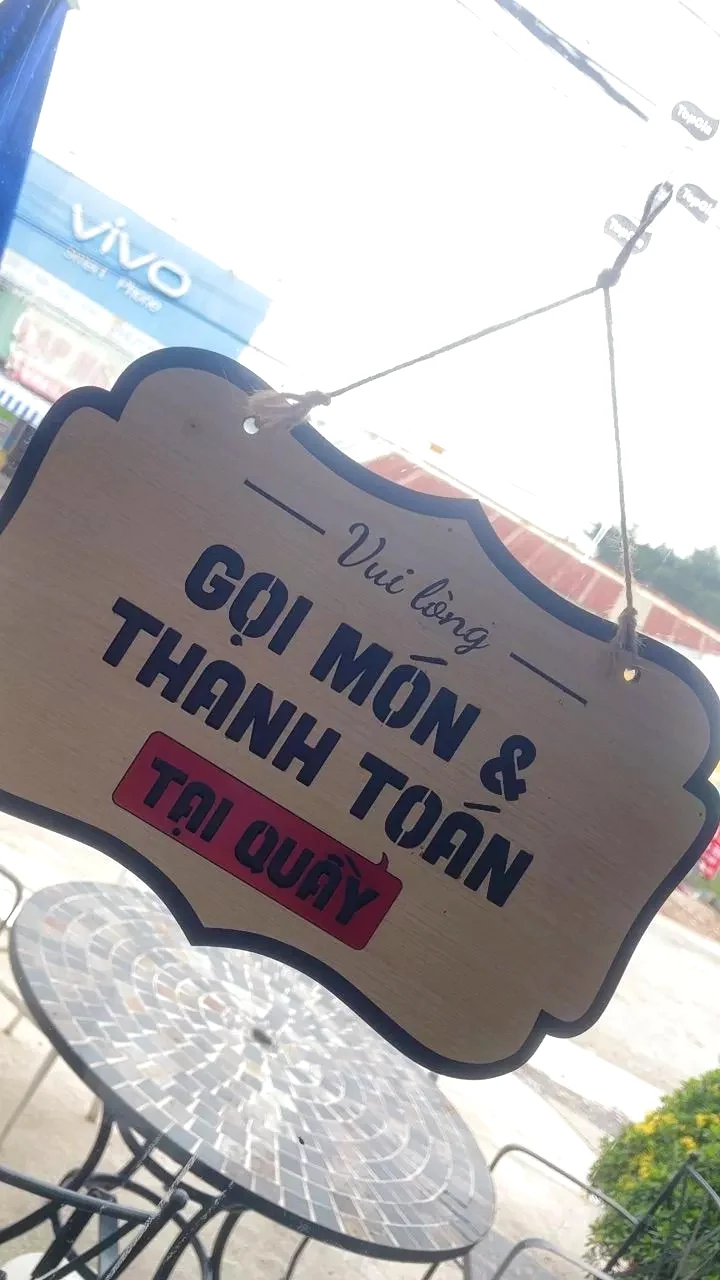 Bảng Gỗ Để Bàn, Treo Tường, Dán Tường "Gọi Món Và Thanh Toán Tại Quầy" Thiết Kế Theo Yêu Cầu 6