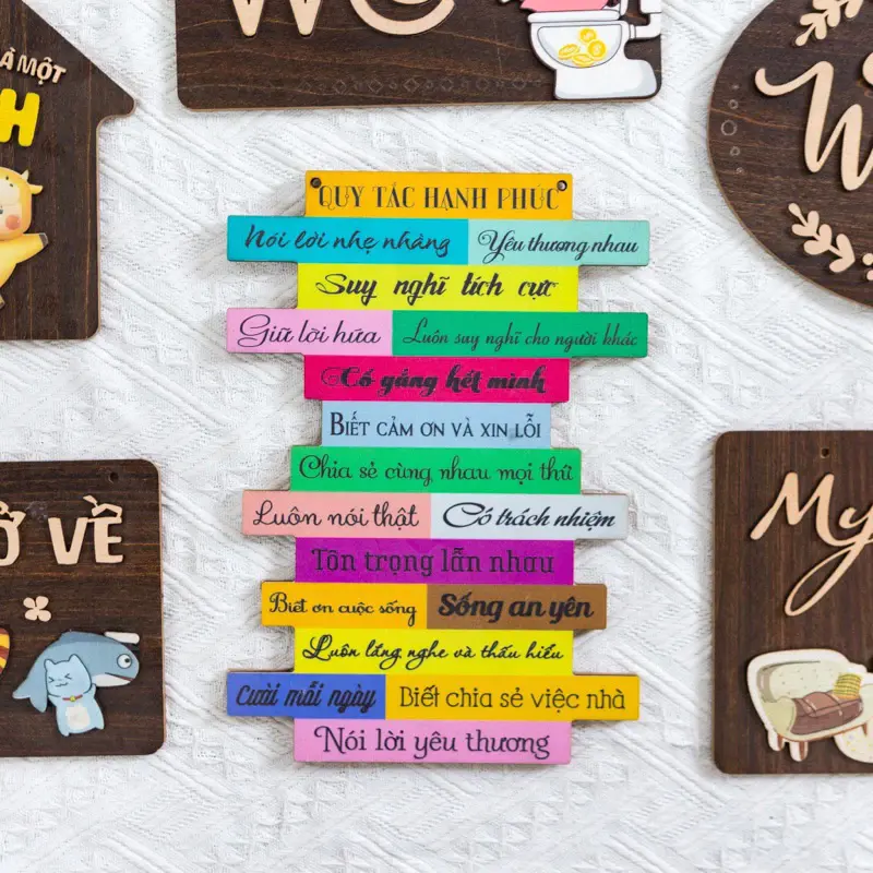 Bảng Gỗ Decor Với Những Câu Nói Hay, Ý Nghĩa Giúp Không Gian Nhà Bạn Thêm Nổi Bật Và Ấn Tượng 3 Bảng Gỗ Decor Với Những Câu Nói Hay, Ý Nghĩa Giúp Không Gian Nhà Bạn Thêm Nổi Bật Và Ấn Tượng 2