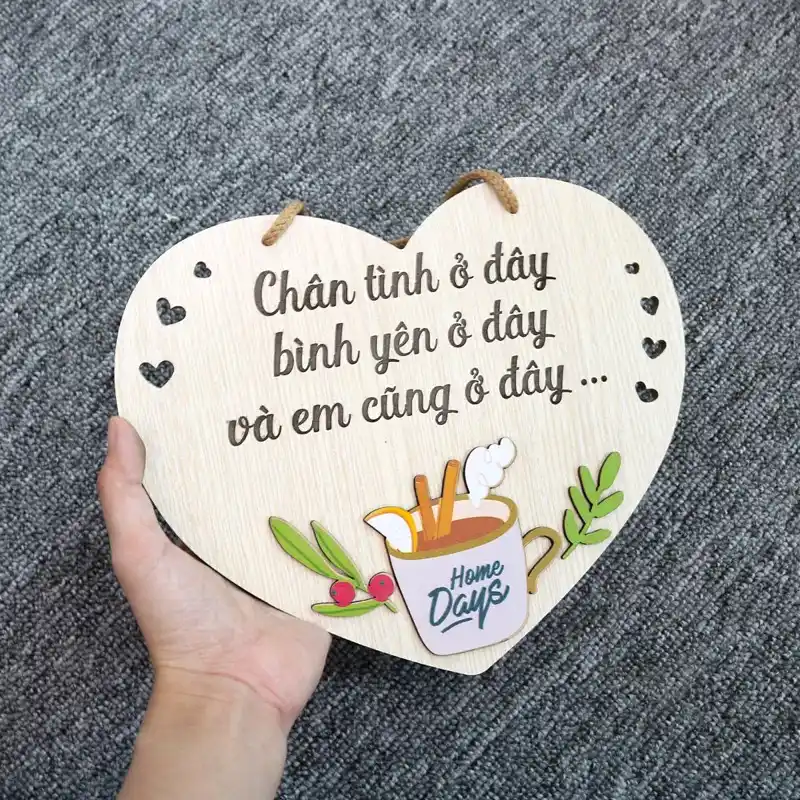 Bảng Gỗ Decor Với Những Câu Nói Hay, Ý Nghĩa Giúp Không Gian Nhà Bạn Thêm Nổi Bật Và Ấn Tượng 10 Bảng Gỗ Decor Với Những Câu Nói Hay, Ý Nghĩa Giúp Không Gian Nhà Bạn Thêm Nổi Bật Và Ấn Tượng 9