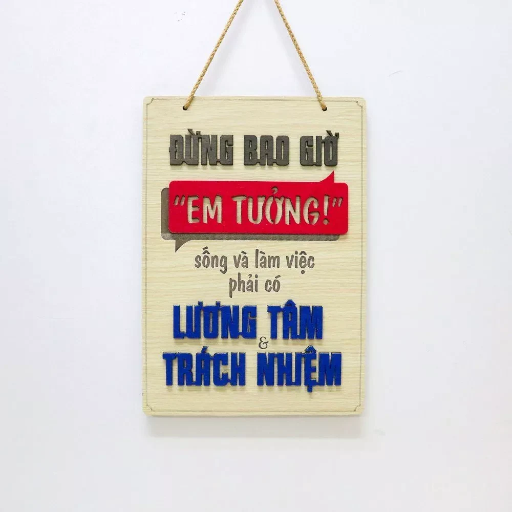Bảng Gỗ Slogan Khẩu Hiệu Động Lực Trang Trí Gia Đình, Văn Phòng, Cửa Hàng 3D Sang Trọng, Độc Đáo 6 Bảng Gỗ Slogan Khẩu Hiệu Động Lực Trang Trí Gia Đình, Văn Phòng, Cửa Hàng 3D Sang Trọng, Độc Đáo 5