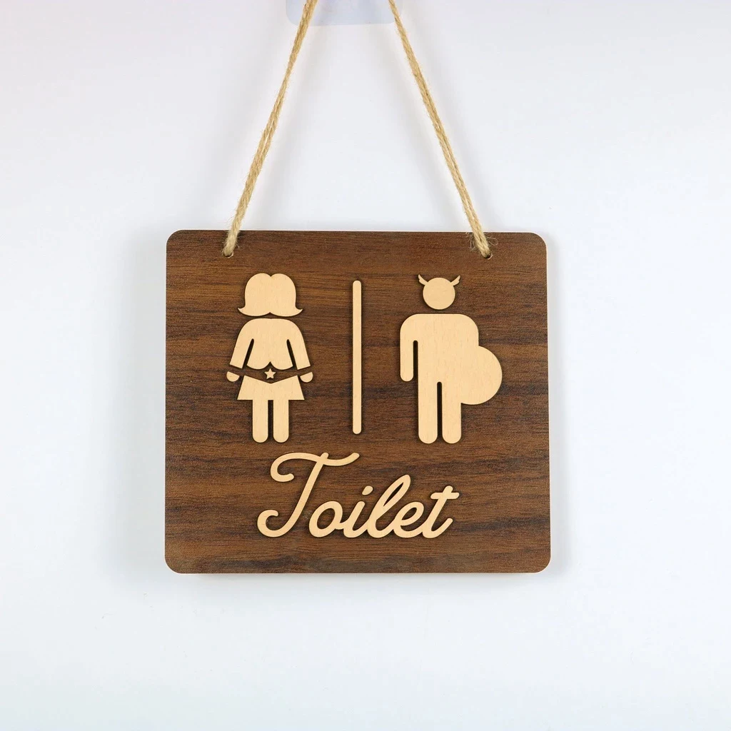 Bảng Gỗ Trang Trí Đẹp Cho Nhà Cửa, Phòng Vệ Sinh, Toilet Siêu Xinh 9 Bảng Gỗ Trang Trí Đẹp Cho Nhà Cửa, Phòng Vệ Sinh, Toilet Siêu Xinh 8