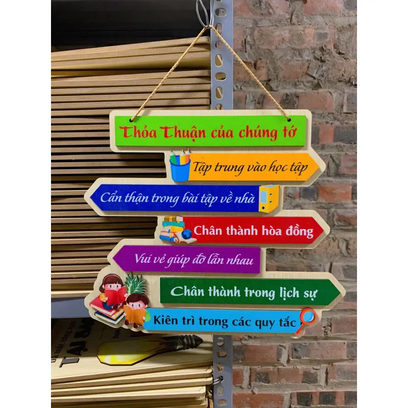 Bảng Gỗ Trang Trí Lớp Học - Tạo Động Lực Học Tập Cho Trẻ Em Siêu Hấp Dẫn 4 Bảng Gỗ Trang Trí Lớp Học - Tạo Động Lực Học Tập Cho Trẻ Em Siêu Hấp Dẫn 3