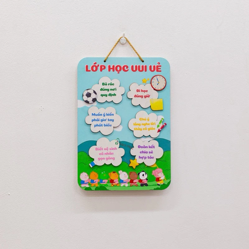 Bảng Gỗ Trang Trí Lớp Học - Tạo Động Lực Học Tập Cho Trẻ Em Siêu Hấp Dẫn 7 Bảng Gỗ Trang Trí Lớp Học - Tạo Động Lực Học Tập Cho Trẻ Em Siêu Hấp Dẫn 6
