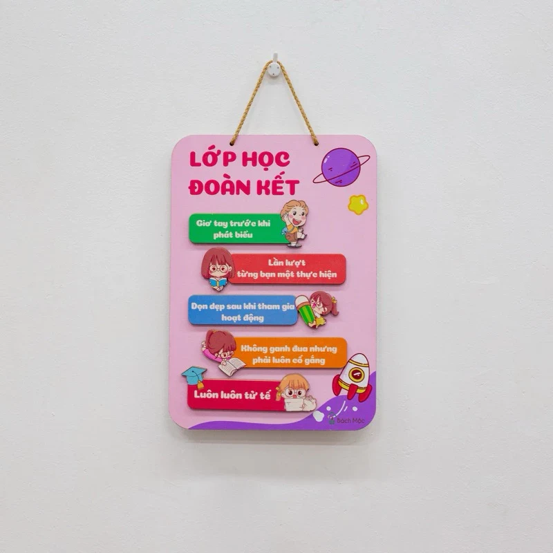 Bảng Gỗ Trang Trí Lớp Học - Tạo Động Lực Học Tập Cho Trẻ Em Siêu Hấp Dẫn 9 Bảng Gỗ Trang Trí Lớp Học - Tạo Động Lực Học Tập Cho Trẻ Em Siêu Hấp Dẫn 8