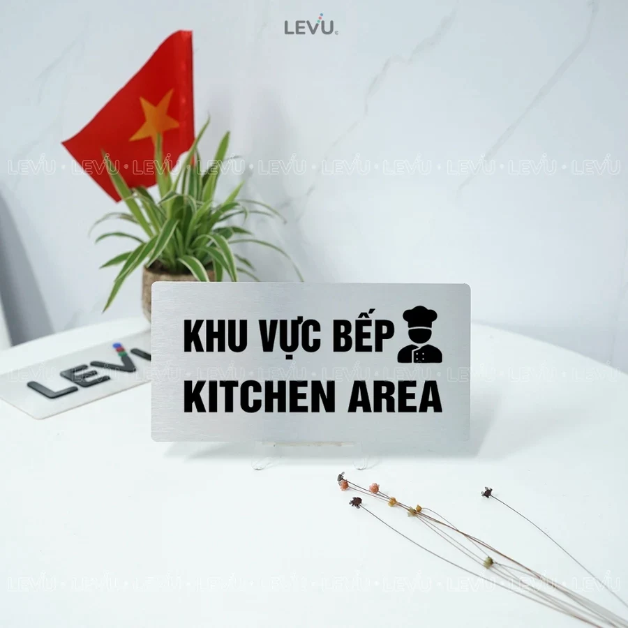 Bảng Hiệu Khu Vực Bếp Trang Trí Nhà Hàng Chỉ Dẫn Khu Vực Nấu Ăn "kitchen Area" ,tặng Kèm Keo Dán 2 Mặt 1 Bảng Hiệu Khu Vực Bếp Trang Trí Nhà Hàng Chỉ Dẫn Khu Vực Nấu Ăn "kitchen Area" ,tặng Kèm Keo Dán 2 Mặt