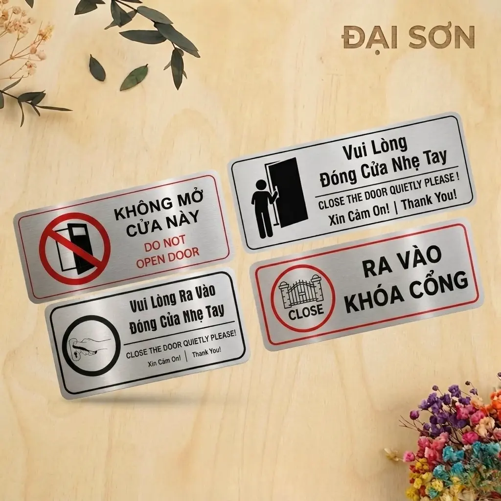 Bảng Hiệu Vui Lòng Đóng Cửa Nhẹ Tay Trang Trí Quán Nhắc Nhở Đóng Cửa ,tặng Kèm Keo Dán 2 Mặt 6 Bảng Hiệu Vui Lòng Đóng Cửa Nhẹ Tay Trang Trí Quán Nhắc Nhở Đóng Cửa ,tặng Kèm Keo Dán 2 Mặt 5
