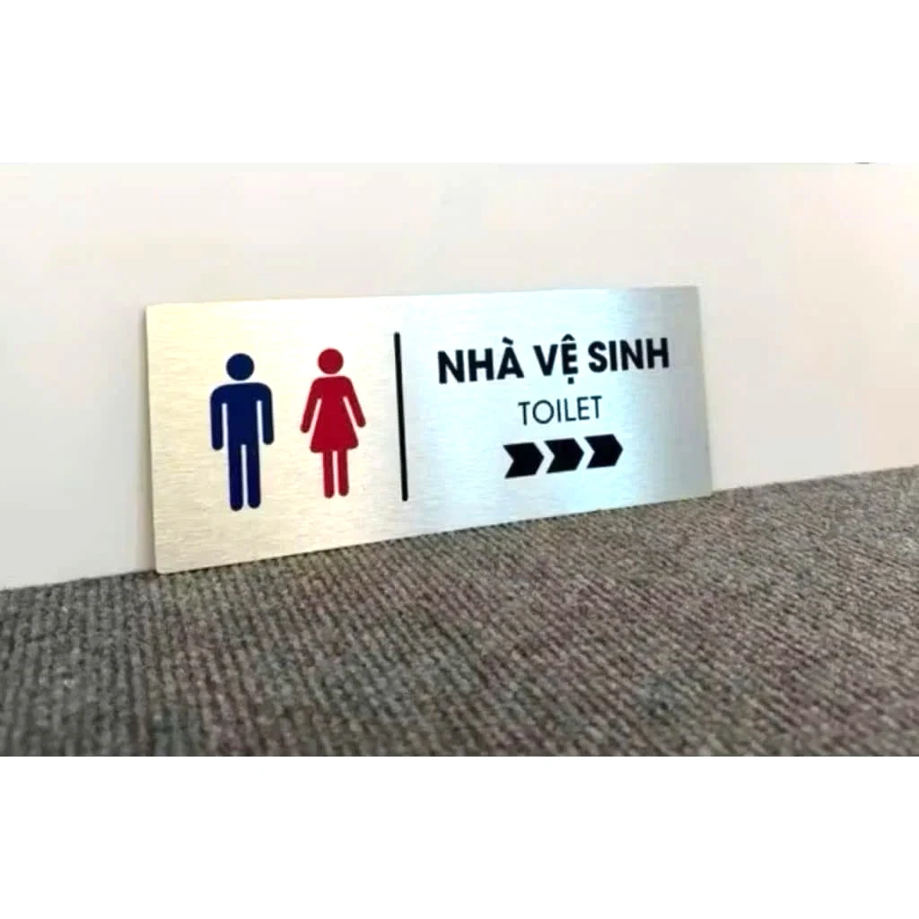 Bảng Men, Women, Bảng Wc, Nhà Vệ Sinh, Bảng Toilet Dán Cửa Phân Biệt Phòng Vệ Sinh Nam Nữ Nền Nhôm Alu Bạc Xước 5 Bảng Men, Women, Bảng Wc, Nhà Vệ Sinh, Bảng Toilet Dán Cửa Phân Biệt Phòng Vệ Sinh Nam Nữ Nền Nhôm Alu Bạc Xước 4