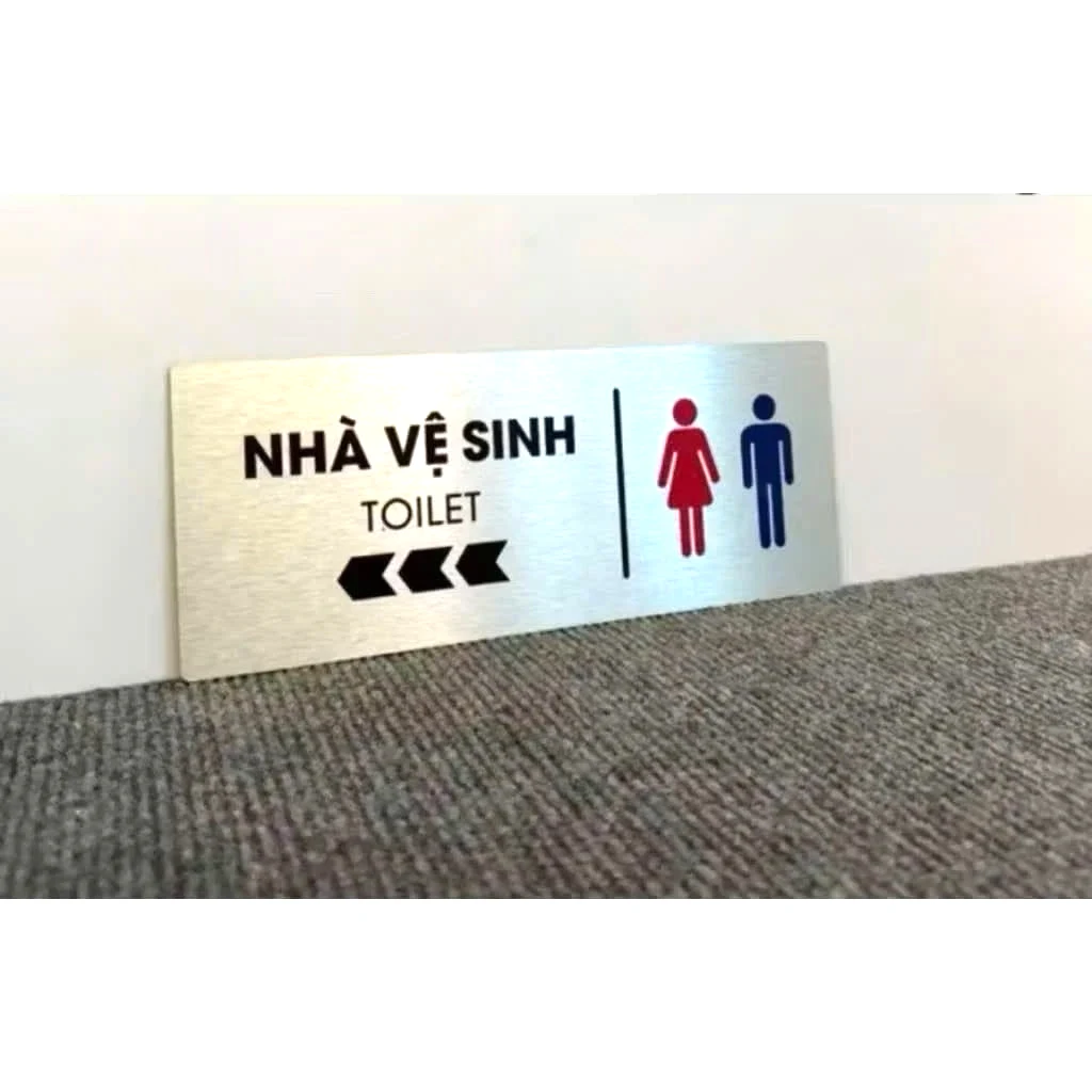 Bảng Men, Women, Bảng Wc, Nhà Vệ Sinh, Bảng Toilet Dán Cửa Phân Biệt Phòng Vệ Sinh Nam Nữ Nền Nhôm Alu Bạc Xước 6 Bảng Men, Women, Bảng Wc, Nhà Vệ Sinh, Bảng Toilet Dán Cửa Phân Biệt Phòng Vệ Sinh Nam Nữ Nền Nhôm Alu Bạc Xước 5