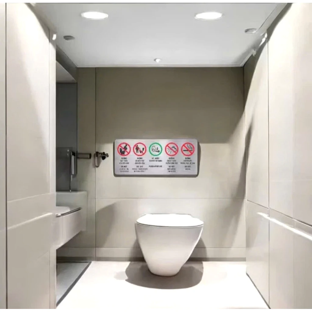 Bảng Nội Quy Nhà Vệ Sinh, Nhắc Nhở, Biển Báo Trong Toilet, Wc Chất Liệu Alu Nhôm Siêu Bền In Uv Sắc Nét Khổ 20x30 Cm 4 Bảng Nội Quy Nhà Vệ Sinh, Nhắc Nhở, Biển Báo Trong Toilet, Wc Chất Liệu Alu Nhôm Siêu Bền In Uv Sắc Nét Khổ 20x30 Cm 3