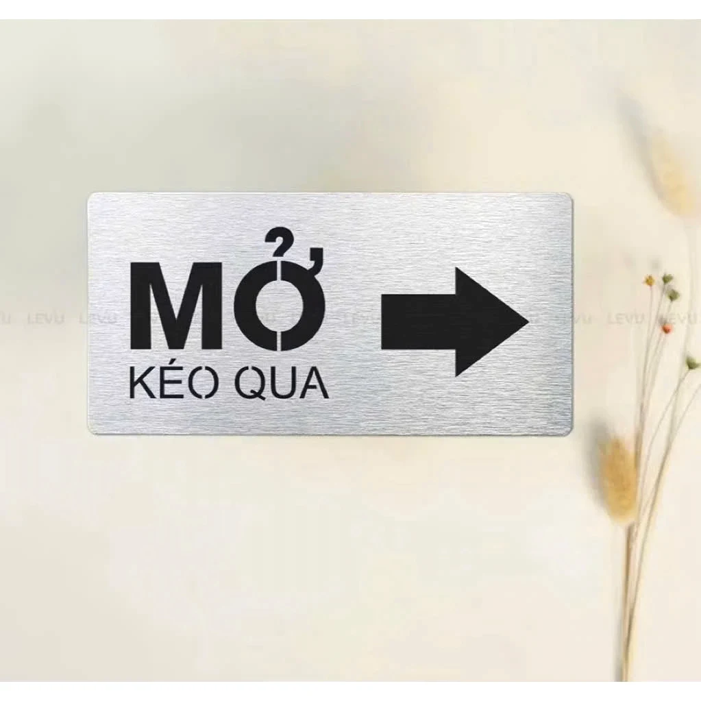 Bảng Pull Push Hướng Dẫn Kéo Đẩy Đóng Mở Cửa Ra Vào Nền Nhôm Alu Bạc, In Uv, Có Thiết Kế Theo Yêu Cầu 6 Bảng Pull Push Hướng Dẫn Kéo Đẩy Đóng Mở Cửa Ra Vào Nền Nhôm Alu Bạc, In Uv, Có Thiết Kế Theo Yêu Cầu 5