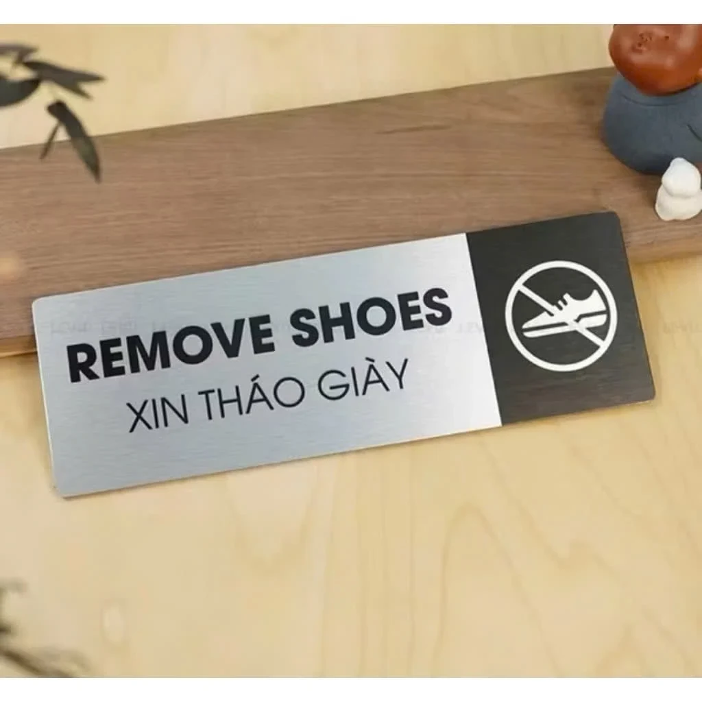 Bảng Tên Phòng Chức Danh Dán Cửa Chất Liệu Nhôm Bạc Alu Cao Cấp , Biển Phòng Ban, Biển Chức Danh 2