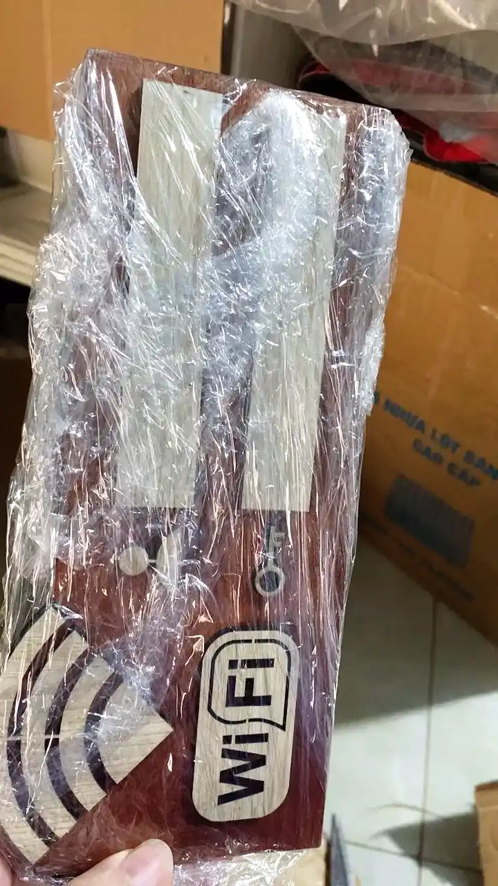 Bảng Wifi Password Decor Bảng Tên Gỗ Ghi Thông Tin Wifi Free Trang Trí Quán 5