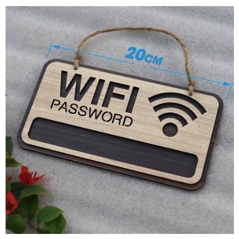 Bảng Wifi Password Decor Bảng Tên Gỗ Ghi Thông Tin Wifi Trang Trí Cho Văn Phòng Làm Việc Nhà Hàng Khách Sạn 5