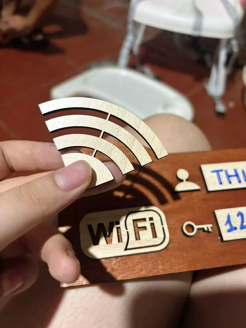 Bảng Wifi Password Decor Bảng Tên Gỗ Ghi Thông Tin Wifi Free Trang Trí Quán 6