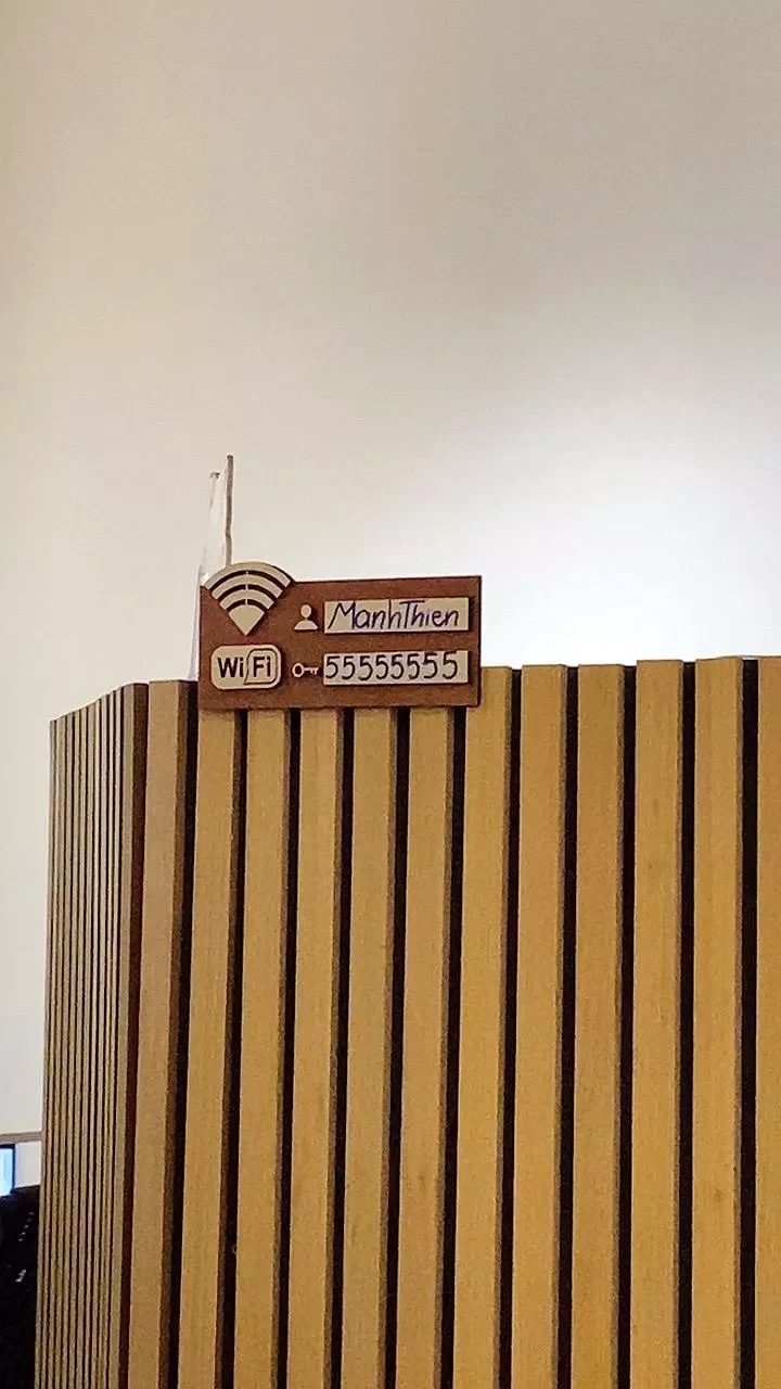 Bảng Wifi Password Decor Bảng Tên Gỗ Ghi Thông Tin Wifi Free Trang Trí Quán 7
