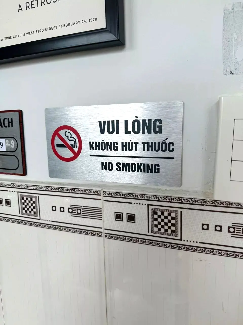 Biển Cấm Hút Thuốc, Không Hút Thuốc, No Smoking, Chất Liệu Dày Đẹp, In UV , Alu Nhôm Bạc Xước 3 Biển Cấm Hút Thuốc, Không Hút Thuốc, No Smoking, Chất Liệu Dày Đẹp, In UV , Alu Nhôm Bạc Xước 2
