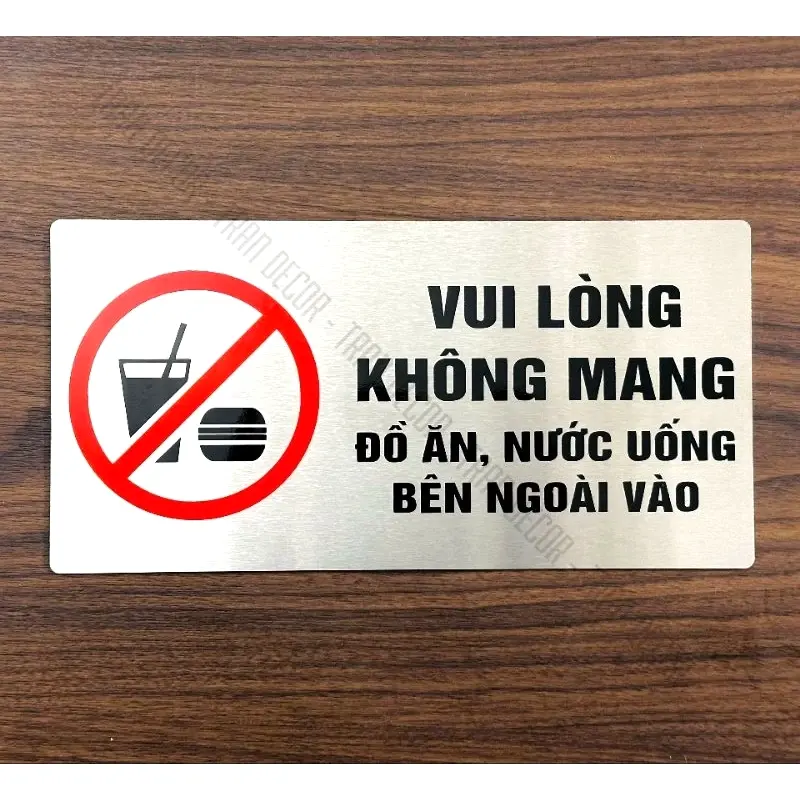Biển Cấm Thú Cưng, Cấm Mang Đồ Ăn, Cấm Hút Thuốc Alu Nhôm Bạc Xước ,tặng Kèm Keo Dán 2 Mặt 8 Biển Cấm Thú Cưng, Cấm Mang Đồ Ăn, Cấm Hút Thuốc Alu Nhôm Bạc Xước ,tặng Kèm Keo Dán 2 Mặt 7