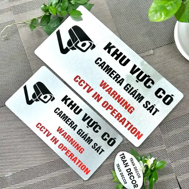 Biển Cảnh Báo Chú Ý Khu Vực Có Camera Giám Sát ,tặng Kèm Keo Dán 2 Mặt 7 Biển Cảnh Báo Chú Ý Khu Vực Có Camera Giám Sát ,tặng Kèm Keo Dán 2 Mặt 6