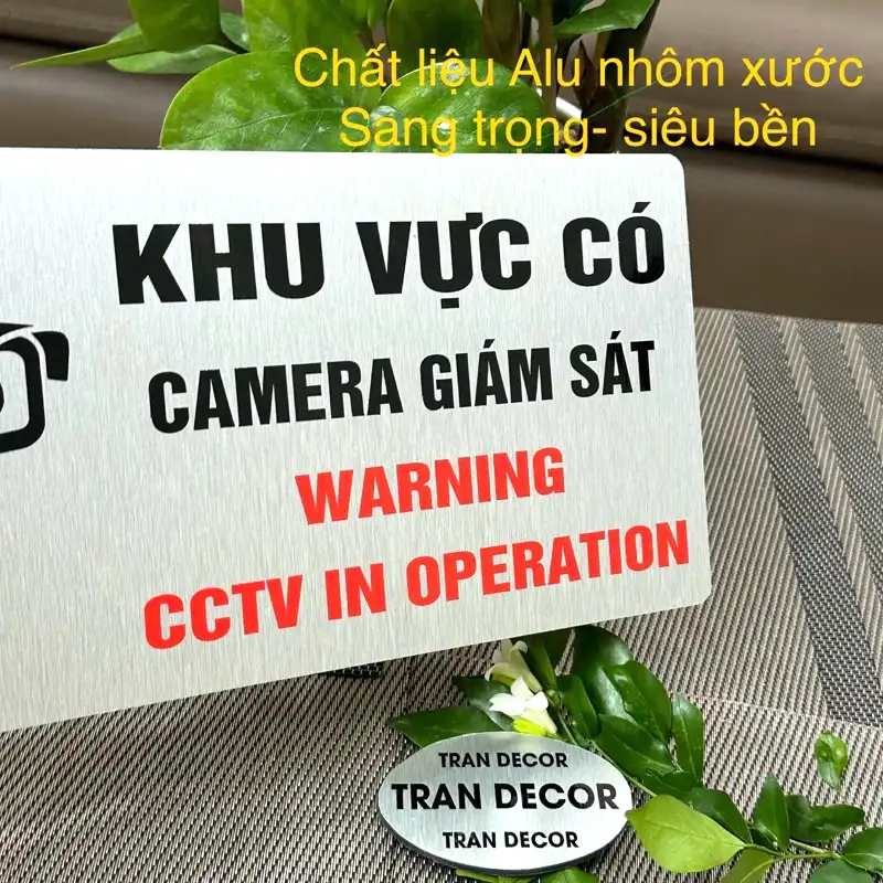 Biển Cảnh Báo Chú Ý Khu Vực Có Camera Giám Sát ,tặng Kèm Keo Dán 2 Mặt 8 Biển Cảnh Báo Chú Ý Khu Vực Có Camera Giám Sát ,tặng Kèm Keo Dán 2 Mặt 7