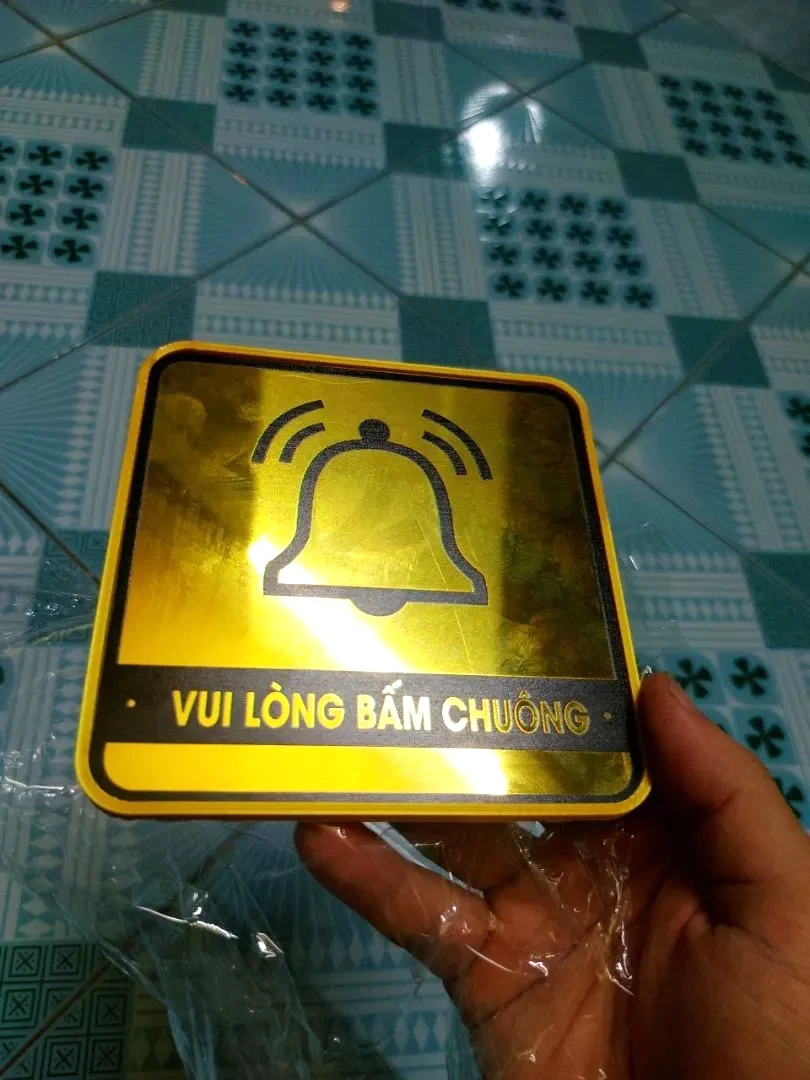 Biển Chỉ Dẫn Vui Lòng Bấm Chuông Trang Trí ,tặng Kèm Keo Dán 2 Mặt 7 Biển Chỉ Dẫn Vui Lòng Bấm Chuông Trang Trí ,tặng Kèm Keo Dán 2 Mặt 6