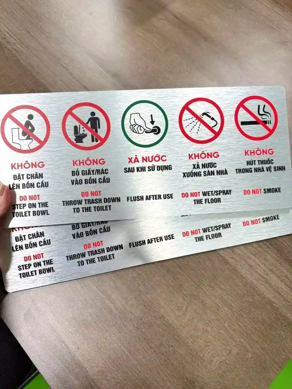 Biển Nội Quy Nhà Vệ Sinh Chống Nước, Nội Quy Toilet, Biển Chỉ Dẫn Vệ Sinh, Toilet, WC, Chất Liệu Alu Nhôm Xước 8 Biển Nội Quy Nhà Vệ Sinh Chống Nước, Nội Quy Toilet, Biển Chỉ Dẫn Vệ Sinh, Toilet, WC, Chất Liệu Alu Nhôm Xước 7