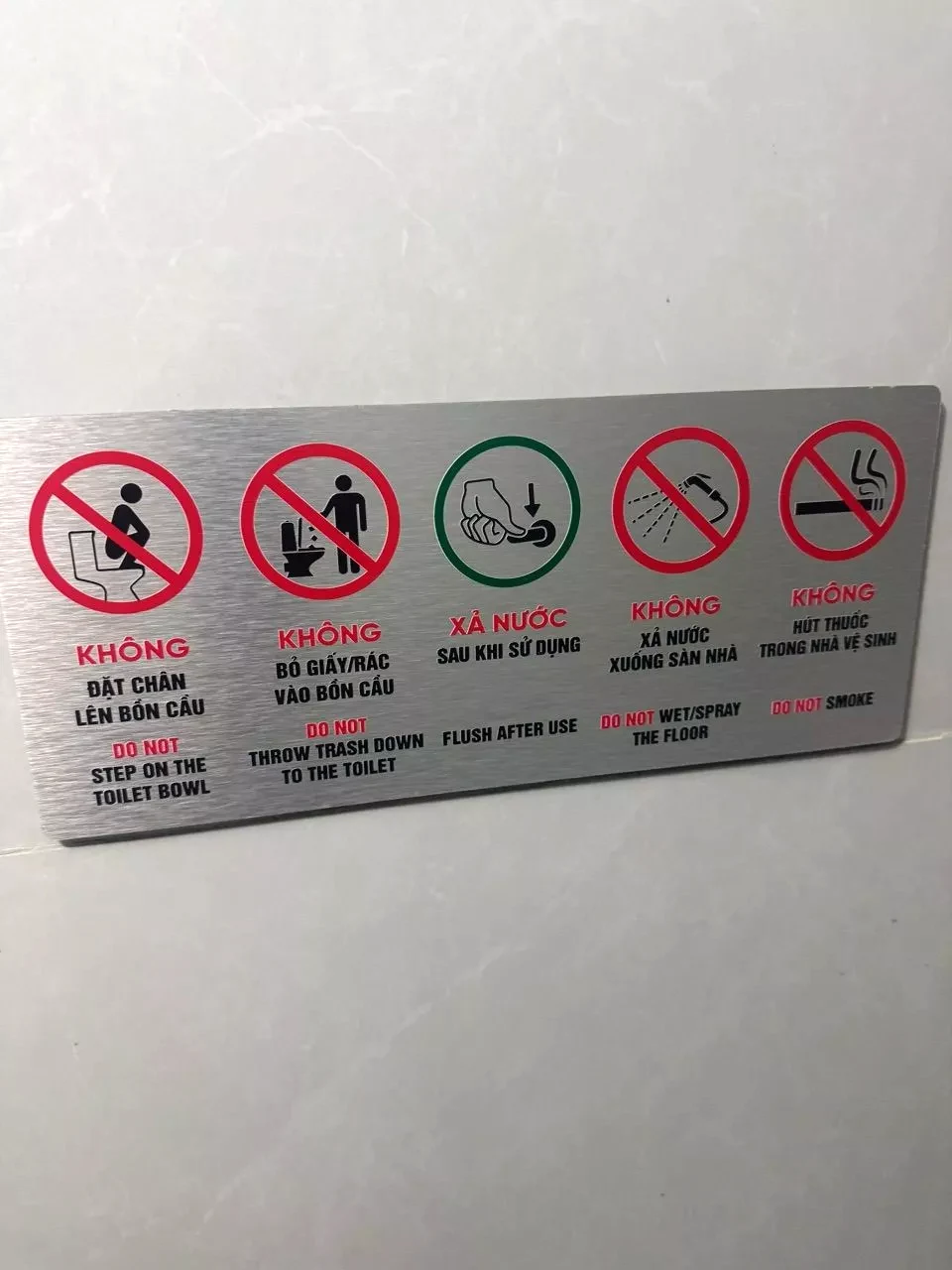 Biển Nội Quy Nhà Vệ Sinh Chống Nước, Nội Quy Toilet, Biển Chỉ Dẫn Vệ Sinh, Toilet, WC, Chất Liệu Alu Nhôm Xước 9 Biển Nội Quy Nhà Vệ Sinh Chống Nước, Nội Quy Toilet, Biển Chỉ Dẫn Vệ Sinh, Toilet, WC, Chất Liệu Alu Nhôm Xước 8