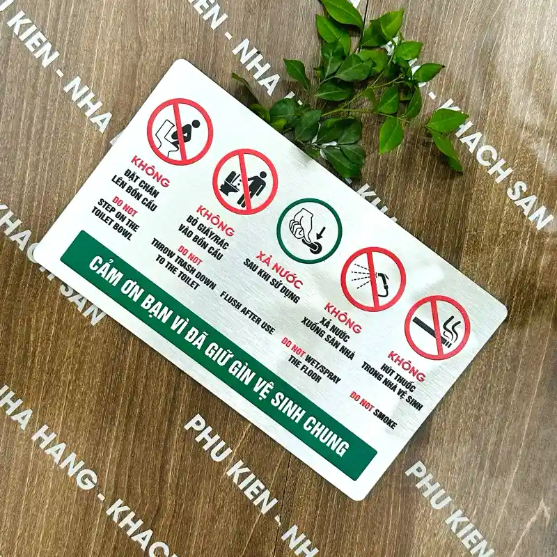 Biển Nội Quy Nhà Vệ Sinh Dán Tường Trang Trí Wc , Bảng Decor Toilet ,tặng Kèm Keo Dán 2 Mặt 6 Biển Nội Quy Nhà Vệ Sinh Dán Tường Trang Trí Wc , Bảng Decor Toilet ,tặng Kèm Keo Dán 2 Mặt 5
