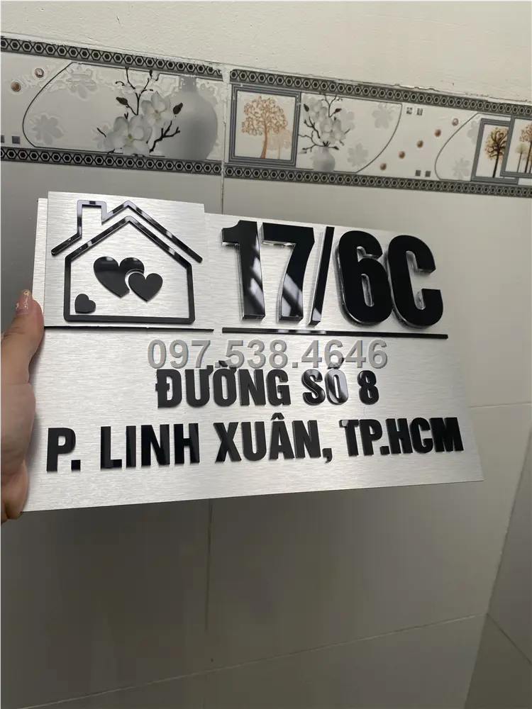 Biển Số Nhà Đẹp Hiện Đại Có Lá Cờ Bà Rịa (Bà Rịa – Vũng Tàu) Chất Liệu Mica, Alu , Mực Uv, Làm Theo Yêu Cầu, Miễn Phí Thiết Kế Và Miễn Phí Vận Chuyển Tận Nhà 3 Biển Số Nhà Đẹp Hiện Đại Có Lá Cờ Bà Rịa (Bà Rịa – Vũng Tàu) Chất Liệu Mica, Alu , Mực Uv, Làm Theo Yêu Cầu, Miễn Phí Thiết Kế Và Miễn Phí Vận Chuyển Tận Nhà - Ảnh 3