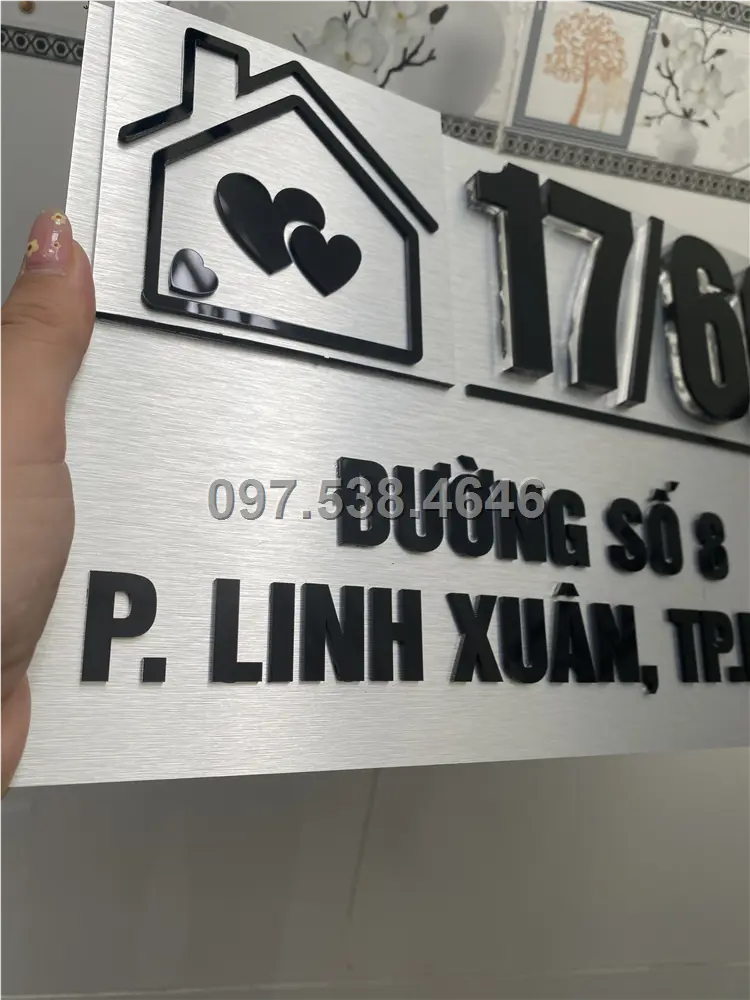Biển Số Nhà Đẹp Hiện Đại Có Lá Cờ Bà Rịa (Bà Rịa – Vũng Tàu) Chất Liệu Mica, Alu , Mực Uv, Làm Theo Yêu Cầu, Miễn Phí Thiết Kế Và Miễn Phí Vận Chuyển Tận Nhà 5 Biển Số Nhà Đẹp Hiện Đại Có Lá Cờ Bà Rịa (Bà Rịa – Vũng Tàu) Chất Liệu Mica, Alu , Mực Uv, Làm Theo Yêu Cầu, Miễn Phí Thiết Kế Và Miễn Phí Vận Chuyển Tận Nhà - Ảnh 5