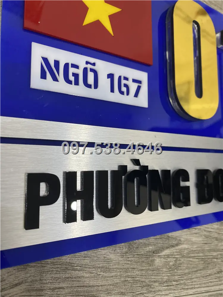 Biển Số Nhà Nghệ An Đẹp Hiện Đại Có Lá Cờ Việt Nam Chất Liệu Mica, Alu , Mực Uv, Làm Theo Yêu Cầu, Miễn Phí Thiết Kế Và Miễn Phí Vận Chuyển Tận Nhà 11 Biển Số Nhà Nghệ An Đẹp Hiện Đại Có Lá Cờ Việt Nam Chất Liệu Mica, Alu , Mực Uv, Làm Theo Yêu Cầu, Miễn Phí Thiết Kế Và Miễn Phí Vận Chuyển Tận Nhà - Ảnh 11