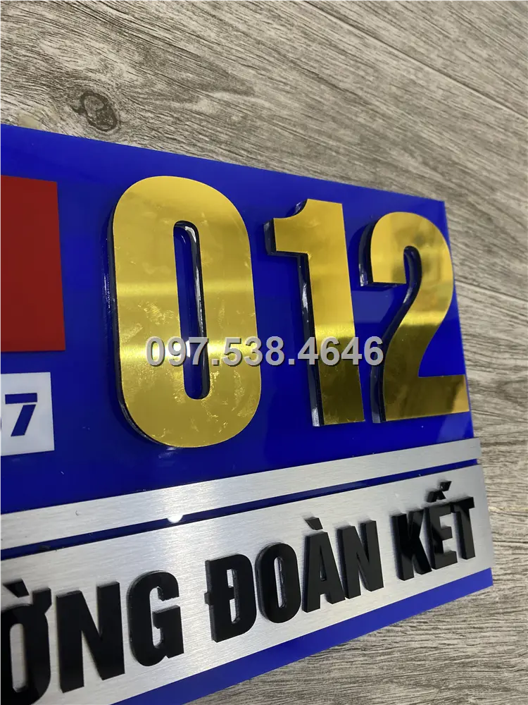 Biển Số Nhà Nghệ An Đẹp Hiện Đại Có Lá Cờ Việt Nam Chất Liệu Mica, Alu , Mực Uv, Làm Theo Yêu Cầu, Miễn Phí Thiết Kế Và Miễn Phí Vận Chuyển Tận Nhà 13 Biển Số Nhà Nghệ An Đẹp Hiện Đại Có Lá Cờ Việt Nam Chất Liệu Mica, Alu , Mực Uv, Làm Theo Yêu Cầu, Miễn Phí Thiết Kế Và Miễn Phí Vận Chuyển Tận Nhà - Ảnh 13