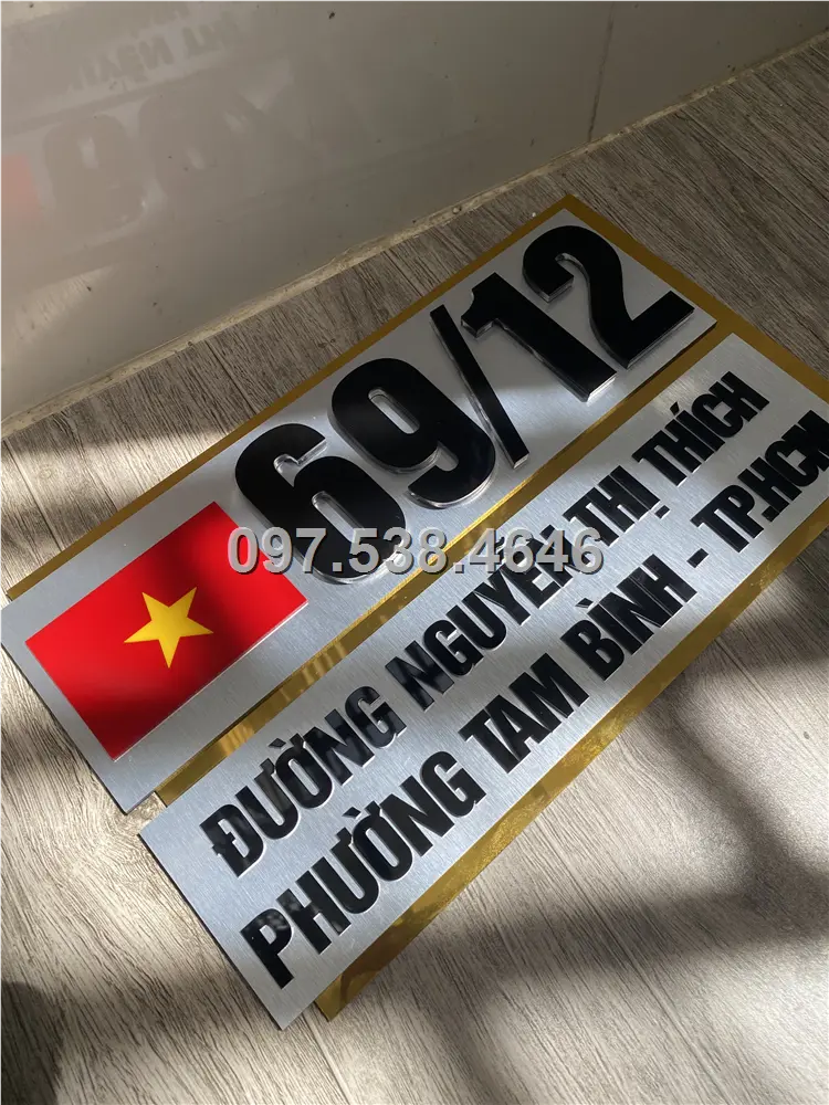 Biển Số Nhà Đẹp Hiện Đại Mẩu Bản Đồ - Cờ Việt Nam Yêu Nước. Kích Thước 30x20, Số Nổi 8mm, Chữ Nổi 2mm, Chất Liệu Mica, Alu , Mực Uv, Làm Theo Yêu Cầu, Miễn Phí Thiết Kế Và Miễn Phí Vận Chuyển Tận Nhà 18 Biển Số Nhà Đẹp Hiện Đại Mẩu Bản Đồ - Cờ Việt Nam Yêu Nước. Kích Thước 30x20, Số Nổi 8mm, Chữ Nổi 2mm, Chất Liệu Mica, Alu , Mực Uv, Làm Theo Yêu Cầu, Miễn Phí Thiết Kế Và Miễn Phí Vận Chuyển Tận Nhà - Ảnh 18