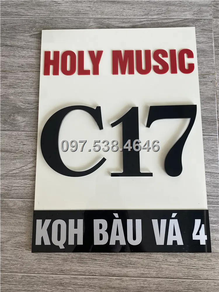 Biển Số Nhà Đẹp Hiện Đại tại Bắc Ninh Kích Thước 30x20, Số Nổi 8mm, Chữ Nổi 2mm, Chất Liệu Mica, Alu , Mực Uv, Làm Theo Yêu Cầu, Miễn Phí Thiết Kế Và Miễn Phí Vận Chuyển Tận Nhà 1 Biển Số Nhà Đẹp Hiện Đại tại Bắc Ninh Kích Thước 30x20, Số Nổi 8mm, Chữ Nổi 2mm, Chất Liệu Mica, Alu , Mực Uv, Làm Theo Yêu Cầu, Miễn Phí Thiết Kế Và Miễn Phí Vận Chuyển Tận Nhà