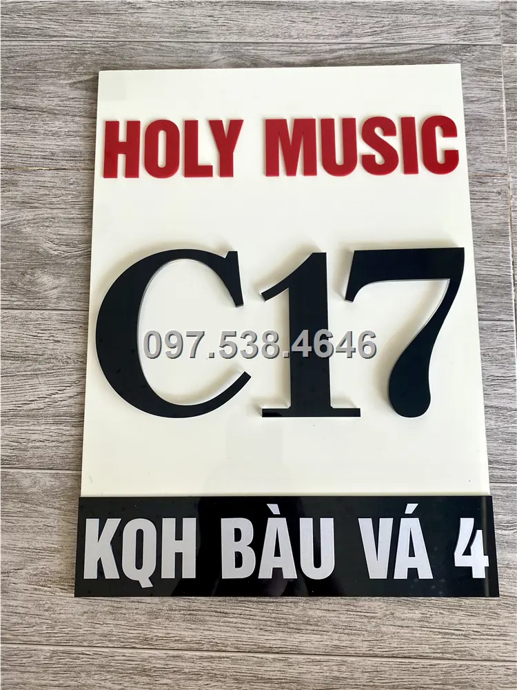 Biển Số Nhà Đẹp Hiện Đại tại Bắc Ninh Kích Thước 30x20, Số Nổi 8mm, Chữ Nổi 2mm, Chất Liệu Mica, Alu , Mực Uv, Làm Theo Yêu Cầu, Miễn Phí Thiết Kế Và Miễn Phí Vận Chuyển Tận Nhà 3 Biển Số Nhà Đẹp Hiện Đại tại Bắc Ninh Kích Thước 30x20, Số Nổi 8mm, Chữ Nổi 2mm, Chất Liệu Mica, Alu , Mực Uv, Làm Theo Yêu Cầu, Miễn Phí Thiết Kế Và Miễn Phí Vận Chuyển Tận Nhà - Ảnh 3