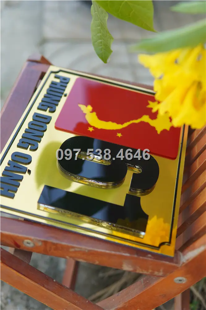 Biển Số Nhà Đẹp Hiện Đại tại Cẩm Phả (Quảng Ninh) Kích Thước 30x20, Số Nổi 8mm, Chữ Nổi 2mm, Chất Liệu Mica, Alu , Mực Uv, Làm Theo Yêu Cầu, Miễn Phí Thiết Kế Và Miễn Phí Vận Chuyển Tận Nhà 8 Biển Số Nhà Đẹp Hiện Đại tại Cẩm Phả (Quảng Ninh) Kích Thước 30x20, Số Nổi 8mm, Chữ Nổi 2mm, Chất Liệu Mica, Alu , Mực Uv, Làm Theo Yêu Cầu, Miễn Phí Thiết Kế Và Miễn Phí Vận Chuyển Tận Nhà - Ảnh 8