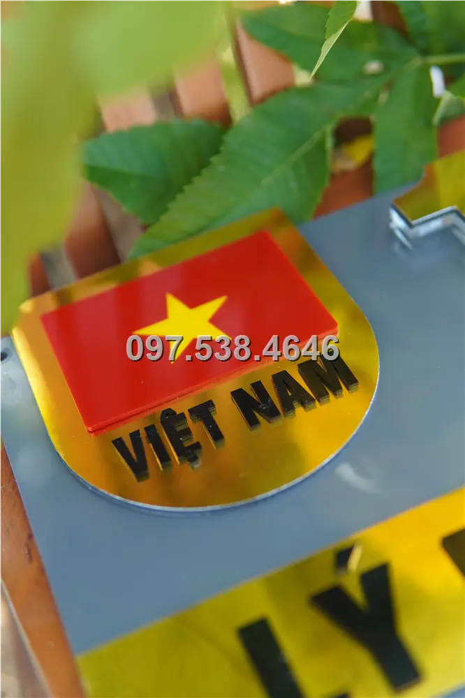 Biển Số Nhà Đẹp Hiện Đại tại Cam Ranh (Khánh Hòa) Kích Thước 30x20, Số Nổi 8mm, Chữ Nổi 2mm, Chất Liệu Mica, Alu , Mực Uv, Làm Theo Yêu Cầu, Miễn Phí Thiết Kế Và Miễn Phí Vận Chuyển Tận Nhà 2 Biển Số Nhà Đẹp Hiện Đại tại Cam Ranh (Khánh Hòa) Kích Thước 30x20, Số Nổi 8mm, Chữ Nổi 2mm, Chất Liệu Mica, Alu , Mực Uv, Làm Theo Yêu Cầu, Miễn Phí Thiết Kế Và Miễn Phí Vận Chuyển Tận Nhà - Ảnh 2