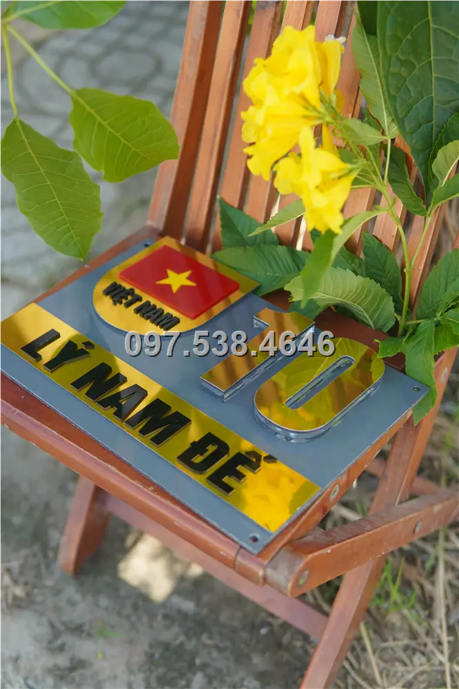 Biển Số Nhà Đẹp Hiện Đại tại Cam Ranh (Khánh Hòa) Kích Thước 30x20, Số Nổi 8mm, Chữ Nổi 2mm, Chất Liệu Mica, Alu , Mực Uv, Làm Theo Yêu Cầu, Miễn Phí Thiết Kế Và Miễn Phí Vận Chuyển Tận Nhà 11 Biển Số Nhà Đẹp Hiện Đại tại Cam Ranh (Khánh Hòa) Kích Thước 30x20, Số Nổi 8mm, Chữ Nổi 2mm, Chất Liệu Mica, Alu , Mực Uv, Làm Theo Yêu Cầu, Miễn Phí Thiết Kế Và Miễn Phí Vận Chuyển Tận Nhà - Ảnh 11