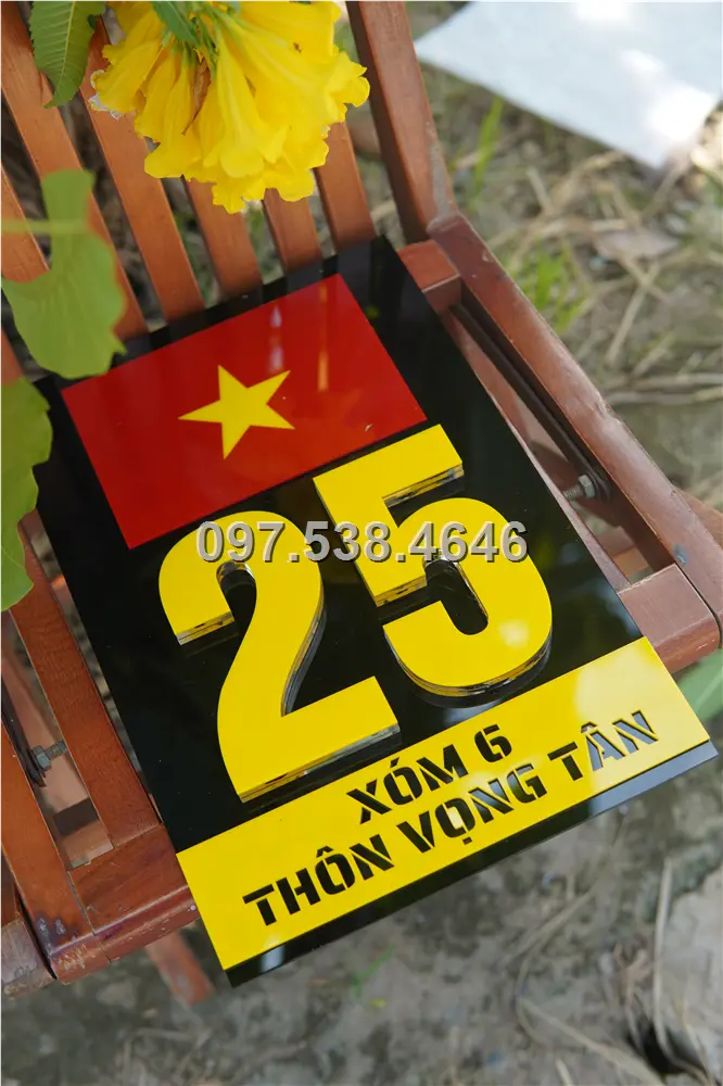 Biển Số Nhà Đẹp Hiện Đại tại Cao Bằng Kích Thước 30x20, Số Nổi 8mm, Chữ Nổi 2mm, Chất Liệu Mica, Alu , Mực Uv, Làm Theo Yêu Cầu, Miễn Phí Thiết Kế Và Miễn Phí Vận Chuyển Tận Nhà 6 Biển Số Nhà Đẹp Hiện Đại tại Cao Bằng Kích Thước 30x20, Số Nổi 8mm, Chữ Nổi 2mm, Chất Liệu Mica, Alu , Mực Uv, Làm Theo Yêu Cầu, Miễn Phí Thiết Kế Và Miễn Phí Vận Chuyển Tận Nhà - Ảnh 6
