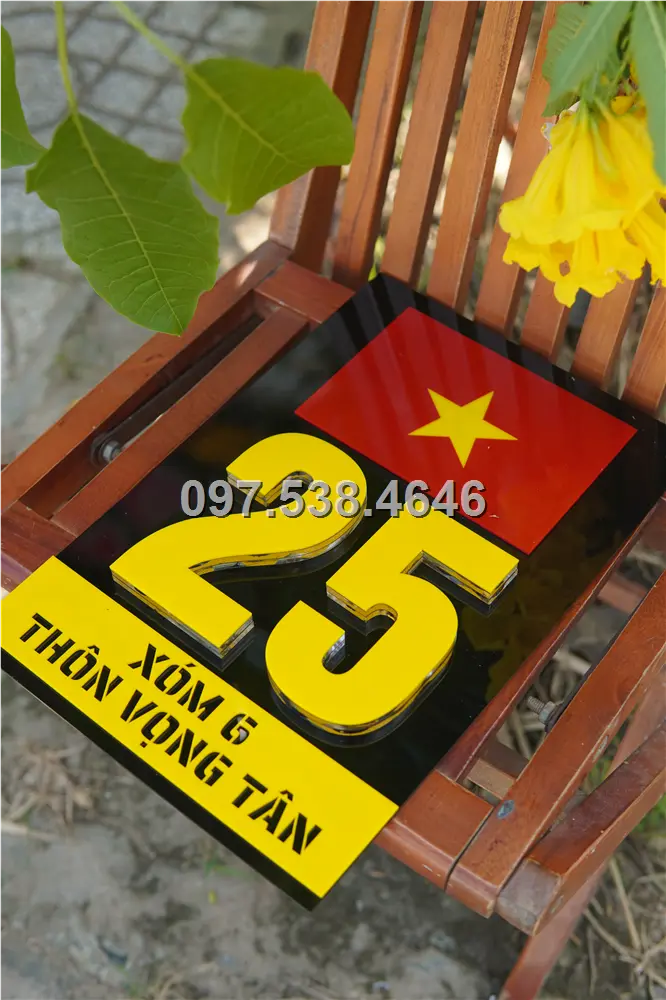 Biển Số Nhà Đẹp Hiện Đại tại Cao Bằng Kích Thước 30x20, Số Nổi 8mm, Chữ Nổi 2mm, Chất Liệu Mica, Alu , Mực Uv, Làm Theo Yêu Cầu, Miễn Phí Thiết Kế Và Miễn Phí Vận Chuyển Tận Nhà 1 Biển Số Nhà Đẹp Hiện Đại tại Cao Bằng Kích Thước 30x20, Số Nổi 8mm, Chữ Nổi 2mm, Chất Liệu Mica, Alu , Mực Uv, Làm Theo Yêu Cầu, Miễn Phí Thiết Kế Và Miễn Phí Vận Chuyển Tận Nhà