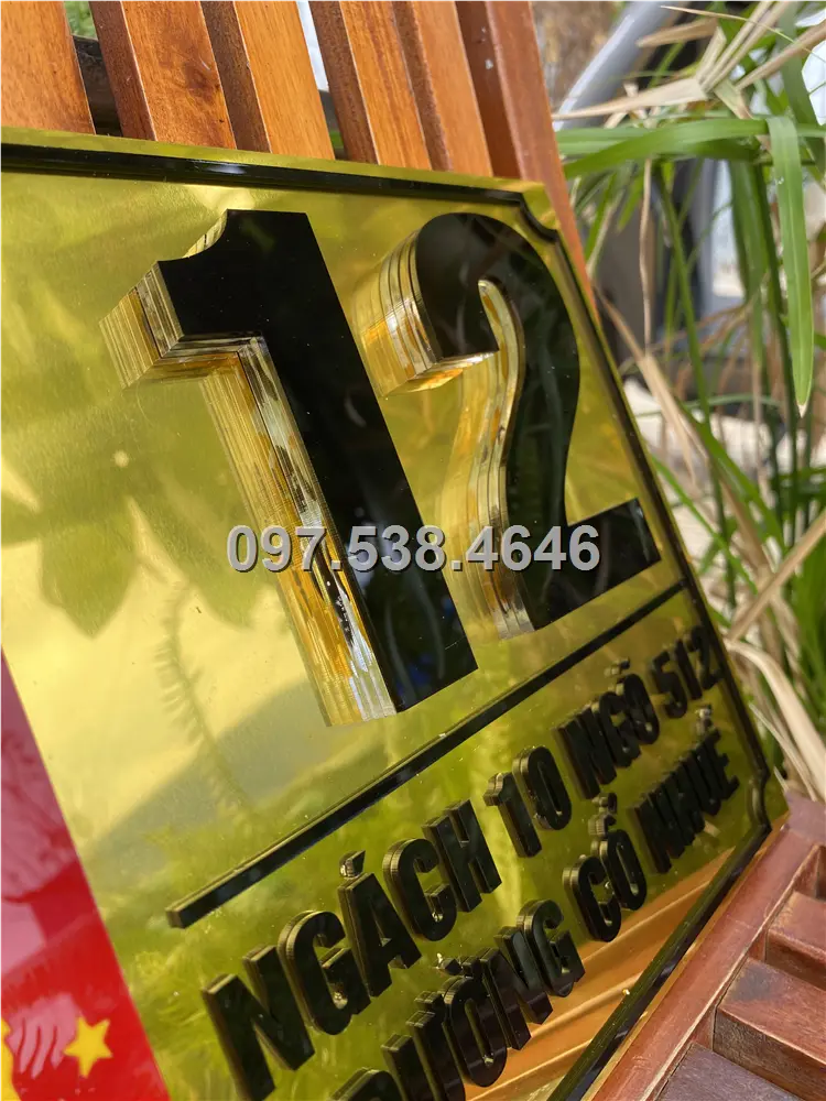 Biển Số Nhà Đẹp Hiện Đại tại Châu Đốc (An Giang) Kích Thước 30x20, Số Nổi 8mm, Chữ Nổi 2mm, Chất Liệu Mica, Alu , Mực Uv, Làm Theo Yêu Cầu, Miễn Phí Thiết Kế Và Miễn Phí Vận Chuyển Tận Nhà 3 Biển Số Nhà Đẹp Hiện Đại tại Châu Đốc (An Giang) Kích Thước 30x20, Số Nổi 8mm, Chữ Nổi 2mm, Chất Liệu Mica, Alu , Mực Uv, Làm Theo Yêu Cầu, Miễn Phí Thiết Kế Và Miễn Phí Vận Chuyển Tận Nhà - Ảnh 3