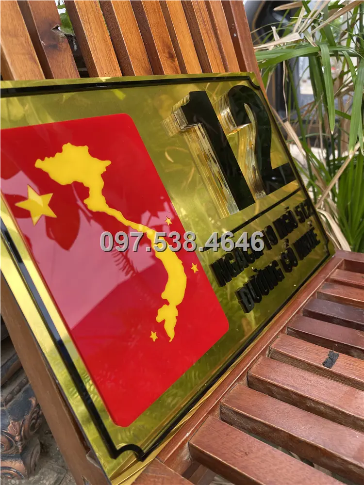 Biển Số Nhà Đẹp Hiện Đại tại Chí Linh (Hải Dương) Kích Thước 30x20, Số Nổi 8mm, Chữ Nổi 2mm, Chất Liệu Mica, Alu , Mực Uv, Làm Theo Yêu Cầu, Miễn Phí Thiết Kế Và Miễn Phí Vận Chuyển Tận Nhà 5 Biển Số Nhà Đẹp Hiện Đại tại Chí Linh (Hải Dương) Kích Thước 30x20, Số Nổi 8mm, Chữ Nổi 2mm, Chất Liệu Mica, Alu , Mực Uv, Làm Theo Yêu Cầu, Miễn Phí Thiết Kế Và Miễn Phí Vận Chuyển Tận Nhà - Ảnh 5