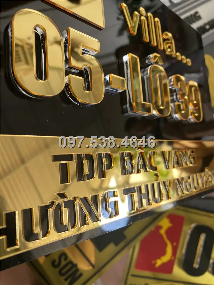 Biển Số Nhà Đẹp Hiện Đại tại Đà Nẵng, phiên bản Lá Cờ Việt Nam, Kích Thước 30x20, Số Nổi 8mm, Chữ Nổi 2mm, Chất Liệu Mica, Alu , Mực Uv, Làm Theo Yêu Cầu, Miễn Phí Thiết Kế Và Miễn Phí Vận Chuyển Tận Nhà 2 Biển Số Nhà Đẹp Hiện Đại tại Đà Nẵng, phiên bản Lá Cờ Việt Nam, Kích Thước 30x20, Số Nổi 8mm, Chữ Nổi 2mm, Chất Liệu Mica, Alu , Mực Uv, Làm Theo Yêu Cầu, Miễn Phí Thiết Kế Và Miễn Phí Vận Chuyển Tận Nhà - Ảnh 2