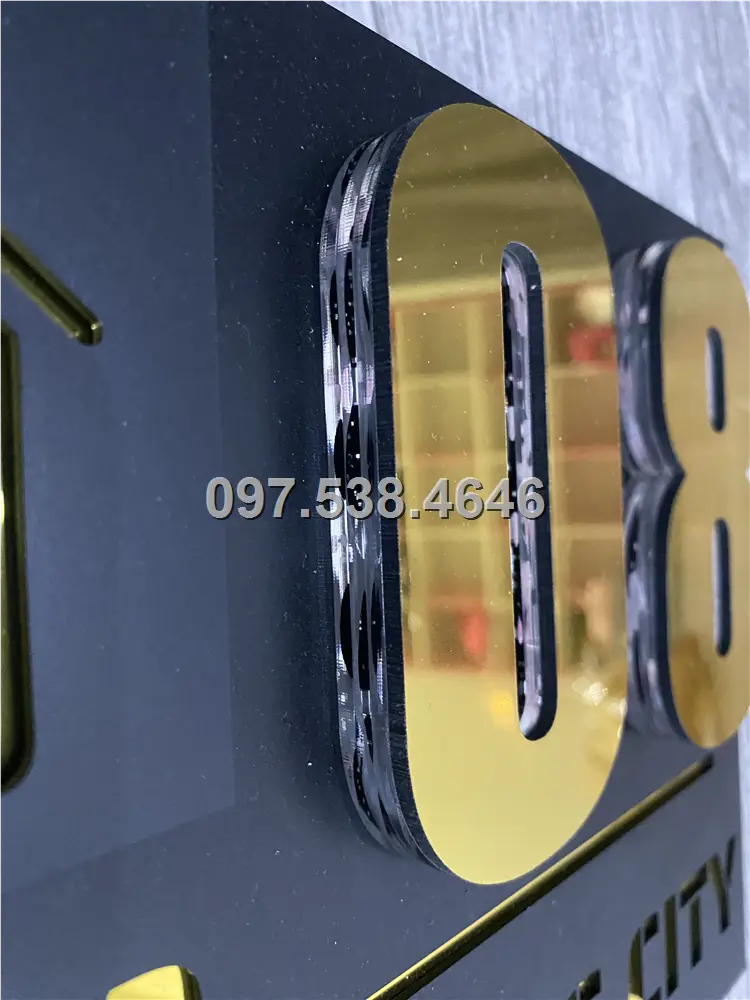 Biển Số Nhà Đẹp Hiện Đại tại Đông Hà (Quảng Trị) Kích Thước 30x20, Số Nổi 8mm, Chữ Nổi 2mm, Chất Liệu Mica, Alu , Mực Uv, Làm Theo Yêu Cầu, Miễn Phí Thiết Kế Và Miễn Phí Vận Chuyển Tận Nhà 6 Biển Số Nhà Đẹp Hiện Đại tại Đông Hà (Quảng Trị) Kích Thước 30x20, Số Nổi 8mm, Chữ Nổi 2mm, Chất Liệu Mica, Alu , Mực Uv, Làm Theo Yêu Cầu, Miễn Phí Thiết Kế Và Miễn Phí Vận Chuyển Tận Nhà - Ảnh 6