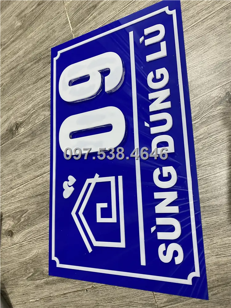 Biển Số Nhà Đẹp Hiện Đại tại Đồng Xoài (Bình Phước) , Kích Thước 30x20, Số Nổi 8mm, Chữ Nổi 2mm, Chất Liệu Mica, Alu , Mực Uv, Làm Theo Yêu Cầu, Miễn Phí Thiết Kế Và Miễn Phí Vận Chuyển Tận Nhà 6 Biển Số Nhà Đẹp Hiện Đại tại Đồng Xoài (Bình Phước) , Kích Thước 30x20, Số Nổi 8mm, Chữ Nổi 2mm, Chất Liệu Mica, Alu , Mực Uv, Làm Theo Yêu Cầu, Miễn Phí Thiết Kế Và Miễn Phí Vận Chuyển Tận Nhà - Ảnh 6