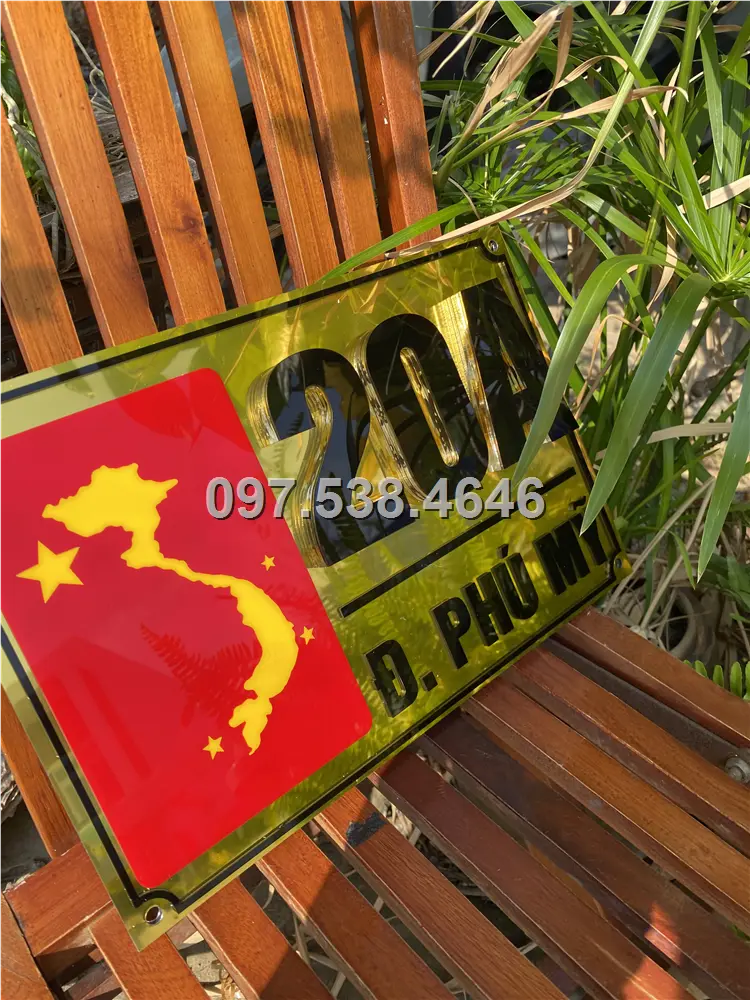 Biển Số Nhà Đẹp Hiện Đại tại Gia Nghĩa - Đắk Nông Kích Thước 30x20, Số Nổi 8mm, Chữ Nổi 2mm, Chất Liệu Mica, Alu , Mực Uv, Làm Theo Yêu Cầu, Miễn Phí Thiết Kế Và Miễn Phí Vận Chuyển Tận Nhà 1 Biển Số Nhà Đẹp Hiện Đại tại Gia Nghĩa - Đắk Nông Kích Thước 30x20, Số Nổi 8mm, Chữ Nổi 2mm, Chất Liệu Mica, Alu , Mực Uv, Làm Theo Yêu Cầu, Miễn Phí Thiết Kế Và Miễn Phí Vận Chuyển Tận Nhà